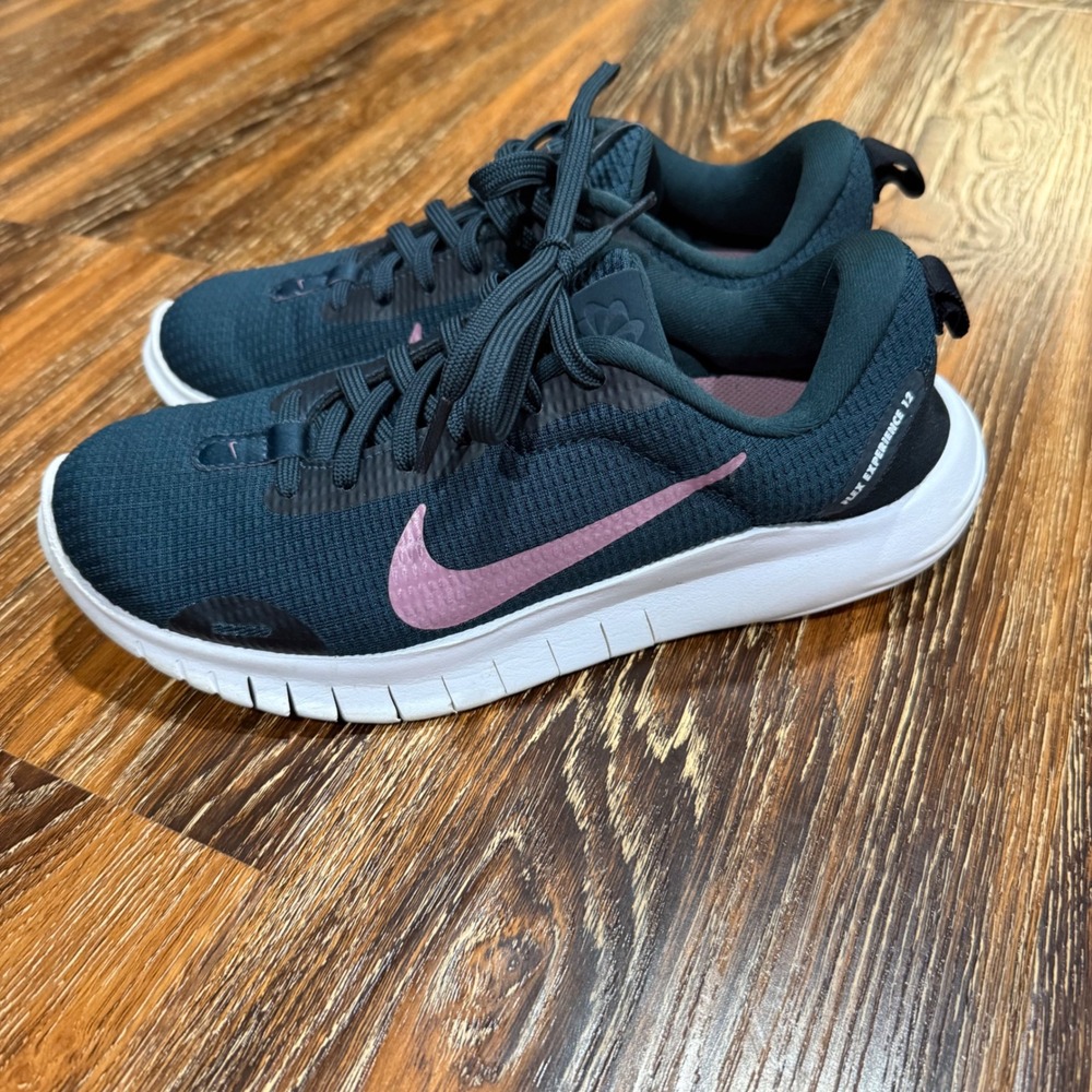 Nike 6 Flex Experience Run Womens Navy Mauve Road Running Shoes DV0746-401